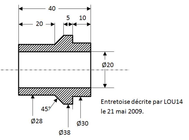 Entretoise dans le moyeu arrière Entretoise_LOU14
